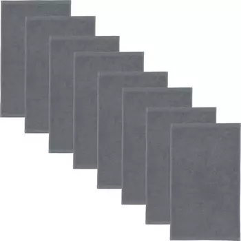 Гостевое полотенце Erwin Mller 8er-Pack 161521, 30x1x50 см, серый