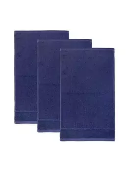 Гостевое полотенце frottana Pearl 3er Pack, цвет deep sea