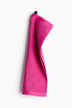 Гостевое полотенце из махровой ткани H&M, 30x50 см, красный