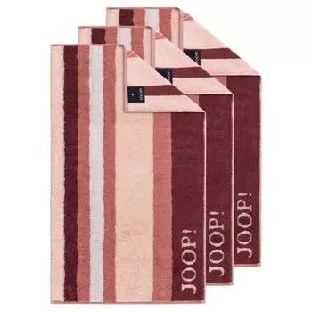 Гостевое полотенце Joop! Vibe 3er Pack, 50x10x30 см, розовый