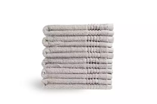 Гостевое полотенце Mr. & Mrs. Panda Стакан для воды для кошек — белый — подарок, держатель для кошек, сувениры для кошек, спортивное полотенце, гостевое полотенце, мяуканье, детское полотенце, кошки, дорожное полотенце GTeyes, серый