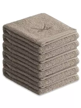 Гостевое полотенце Sansibar Frottier Serie Classic, серо-коричневый