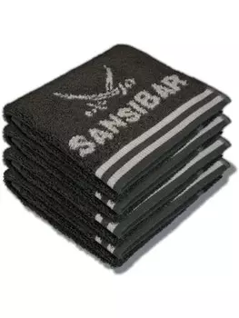 Гостевое полотенце Sansibar Frottier Serie Doubleface, цвет anthrazit/silber