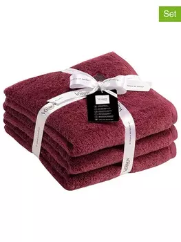 Гостевое полотенце Vossen, красный