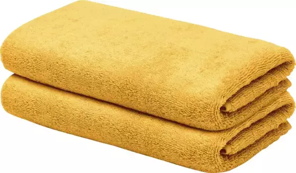 Гостевые полотенца LOOKS by Wolfgang Joop "LOOKS", (2 шт.), с вышитым логотипом 30х50 см (2 шт.), цвет curry