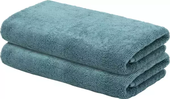 Гостевые полотенца LOOKS by Wolfgang Joop "LOOKS", (2 шт.), с вышитым логотипом 30х50 см (2 шт.), бирюзовый