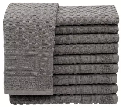 Гостевые полотенца набор Zollner, антрацитовый