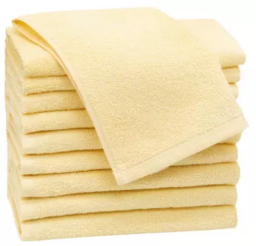 Гостевые полотенца набор Zollner, светло-желтый