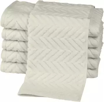 Гостевые полотенца ROSS "Sensual 9001", (6 шт.), 100% хлопок 30х50 см (6 шт.), цвет champagner