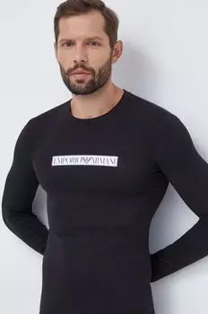 Гостиная с длинными рукавами Emporio Armani Underwear, черный