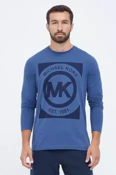 Гостиная с длинными рукавами из хлопка Michael Kors, синий