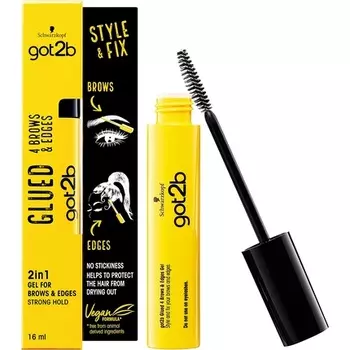Got2b Schwarzkopf Glued For Brows & Edges 2 In 1 Wand Gel 16 мл
