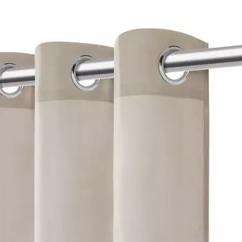 ГОТОВАЯ, ГОТОВАЯ, ПОЛУЗАТЕМНЯЮЩАЯСЯ штора с роликами на роликах, матовая, декоративная, ВОЗДУХ, 140 х 250 см, ВИВА SIiN, бежевый