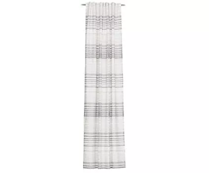 Готовая штора франка полупрозрачная Novel, антрацитовый