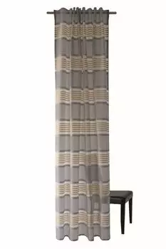 Готовая штора Homing со скрытыми петлями - петлевая штора - занавеска - полупрозрачная - 245 х 140 см - шафран - Jannis -5325-06, желтый