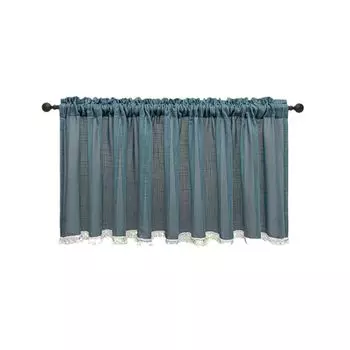 Готовая штора Лиссабона 400х150 белый Stuttg, темно-синий