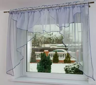 Готовая штора Парма, 350х150, темно-фиолетовый. Sonstige, серый