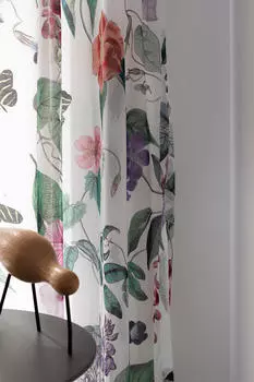 Готовая штора sw-blossom прозрачная Schner Wohnen, мультиколор