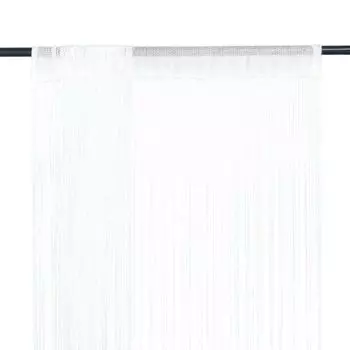 Готовая штора TOKIO 250х160 гипюровое полотно, белый DKD HOME DECOR, синий