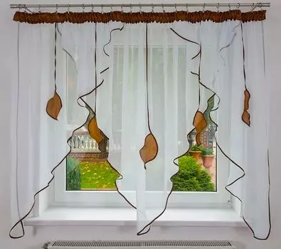 Готовая штора VENICE 400х150 красное вино Sonstige, золото