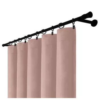 Готовые велюровые шторы с люверсами 140х160 см 2 шт. серые непрозрачные шторы Voppi, бирюзовый