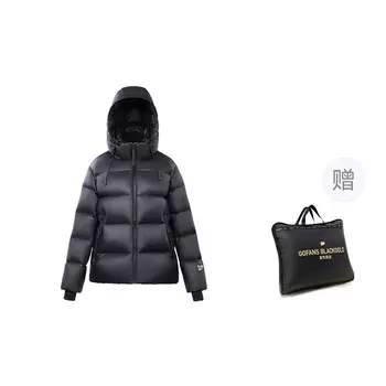 Govan GOLDFARM Пуховик унисекс, Черный