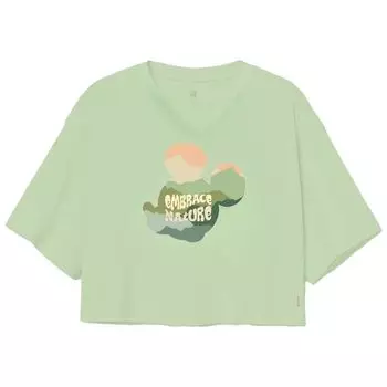 GQ Disney Embrace Mickey V-Crop Зеленый размер L, Green