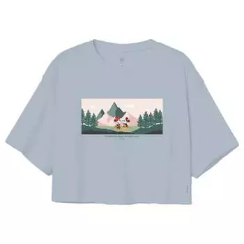 GQ Укороченный кроп Disney Embrace Motain, Blue, размер S, Blue