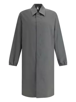 GR10K тренч на пуговицах, серый