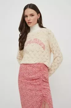 GRACE хлопковый свитер Pepe Jeans, бежевый