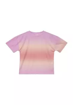 Градиентная футболка детская s.Oliver, цвет Lilac Pink