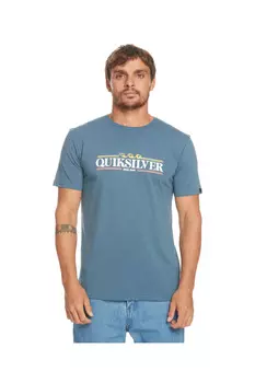 Градиентная линия — мужская футболка Quiksilver, бежевый