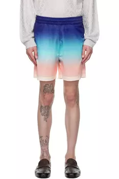Градиентные футбольные шорты Casablanca, мультиколор