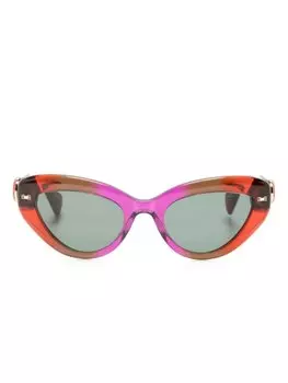 Градиентные солнцезащитные очки «кошачий глаз» Vivienne Westwood, розовый