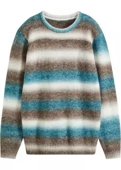 Градиентный свитер Bpc Bonprix Collection, серебристый