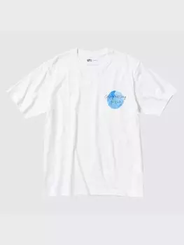 Графическая футболка peace for all гордон рид Uniqlo, белый