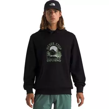 Графическая худи для улицы The North Face, черный