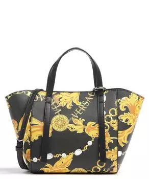 Графическая сумочка из искусственной кожи Versace Jeans Couture, черный