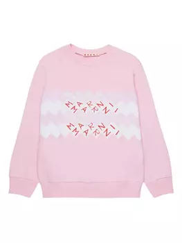 Графическая толстовка Marni Kids, розовый