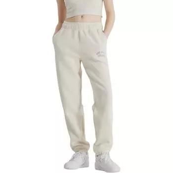 Графические флисовые спортивные штаны Jogger Knit, женские, льняные New Balance
