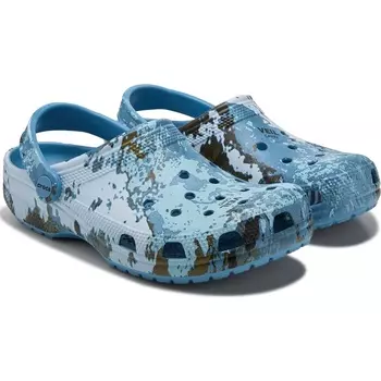 Графические классические сабо Crocs, blue multi