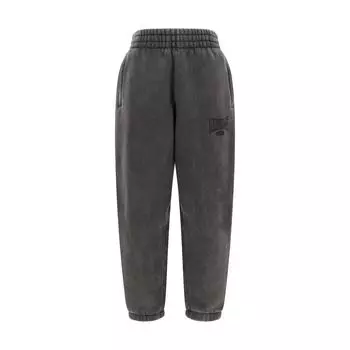 Графические спортивные штаны Alexander Wang, серый