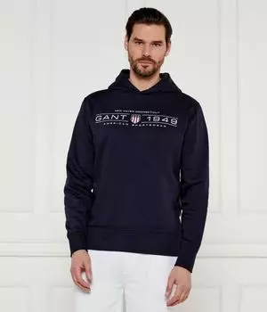 Графический свитер Regular fit Gant, синий