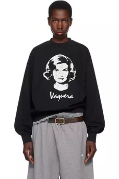 Графический свитшот Vaquera, черный