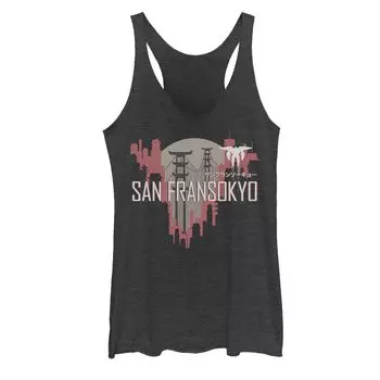 Графический танк Disney's Big Hero 6 Juniors San Fransokyo Skyline Licensed Character