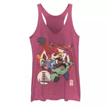Графический танк Disney's Big Hero 6 The Series Juniors' Team Circle Licensed Character
