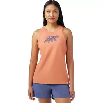 Графический топ Osa vega Smartwool, цвет terracotta