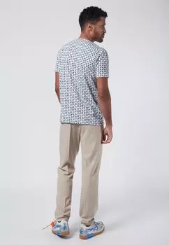 ГРАФИЧЕСКИЙ УЗОР One To One 4funkyflavours, Футболка с принтом кремовый