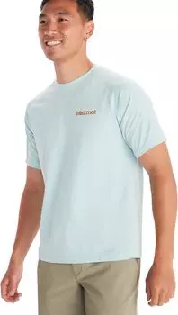 Графика Windridge с коротким рукавом Marmot, цвет Cloud Blue