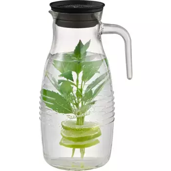 Графин APS «OLD FASHIONED», стеклянный, с дуршлагом и крышкой, 1,8 л, цвет transparent